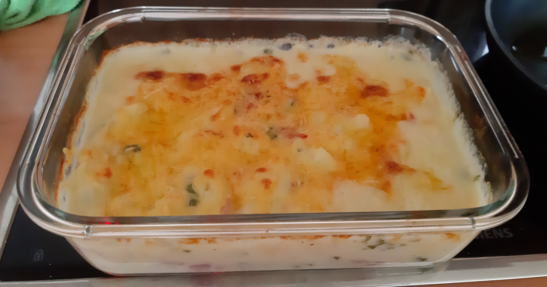 Bloemkoolgratin Met Magor Ham En Peterselie Recept Eetse