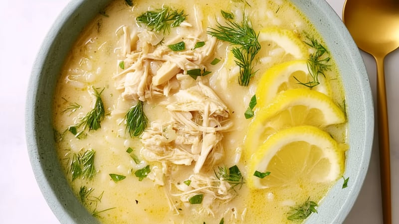 Avgolemono - Griekse kippensoep