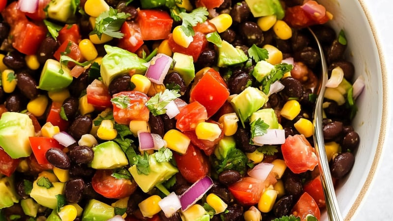 Bonensalade met limoendressing