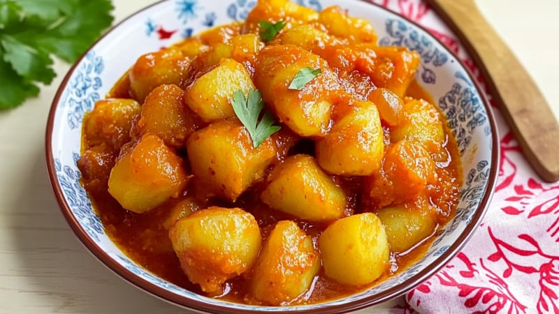 Chtitha Batata - Heerlijke Algerijnse aardappelstoof