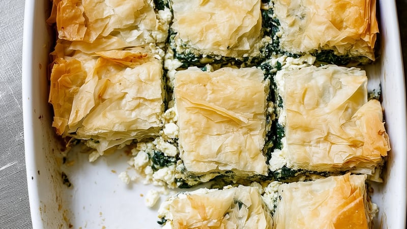 Griekse Spanakopita