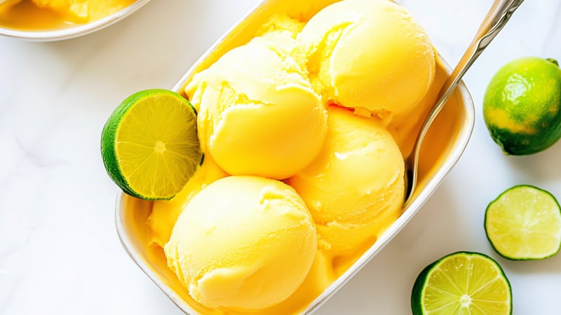 Mango Limoen Sorbet