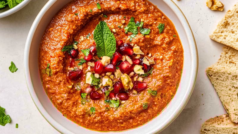 Muhammara - Geroosterde Rode Paprika Dip