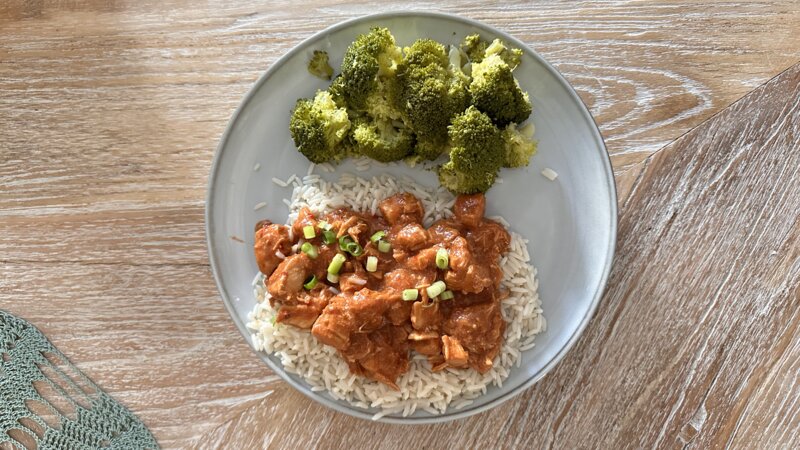 Slowcooker kip met honing knoflook saus