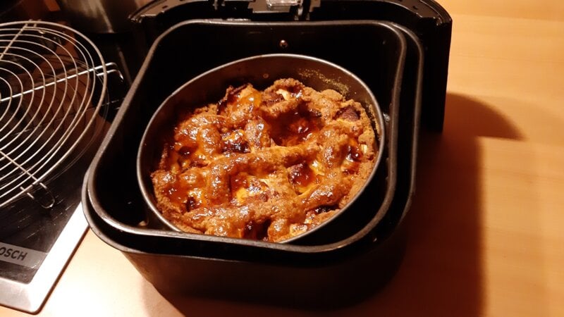 Appeltaart uit de airfryer
