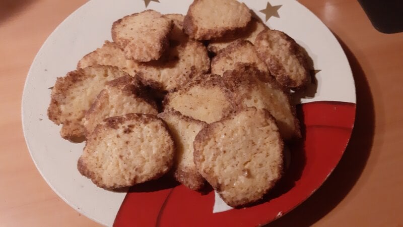Lekkere koekjes met een suiker-kaneelrandje