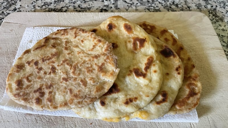 Naan uit de koekenpan