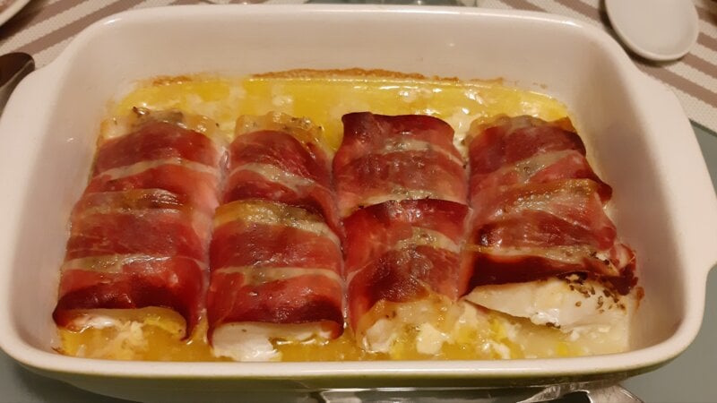 Kabeljauwpakketjes uit de oven
