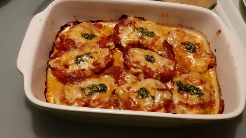 Italiaanse kipfilet Pizza