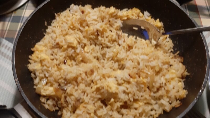 Rijst met roerei