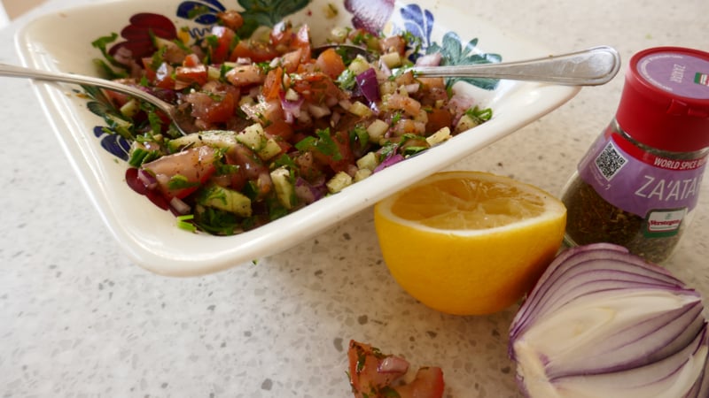 RauwkostSalade uit het Midden - Oosten