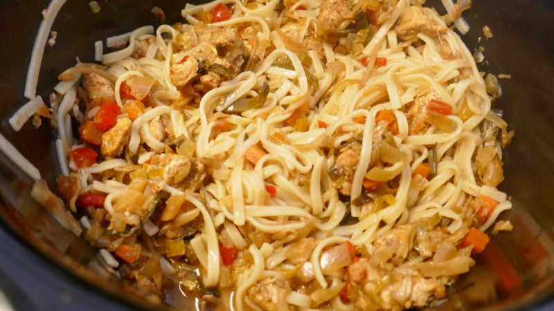 Bami uit de slowcooker