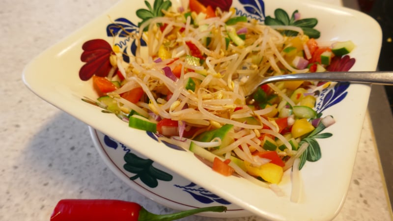 Aziatische Rauwkost Salade