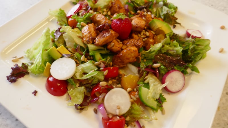Kruidige Kip Maaltijdsalade
