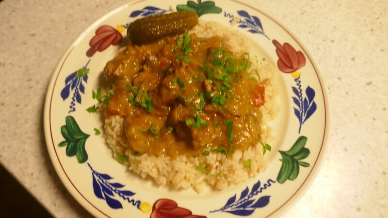 Slowcooked Boeuf Stroganoff
