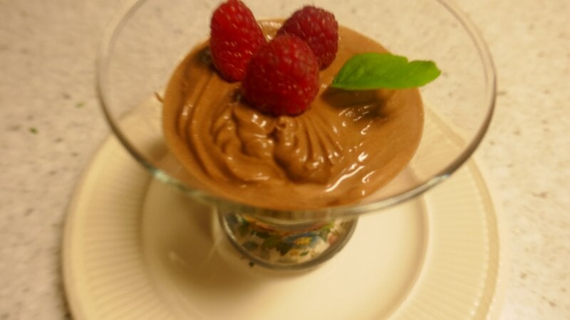 Slankere chocolademousse met maar 4 ingrediënten