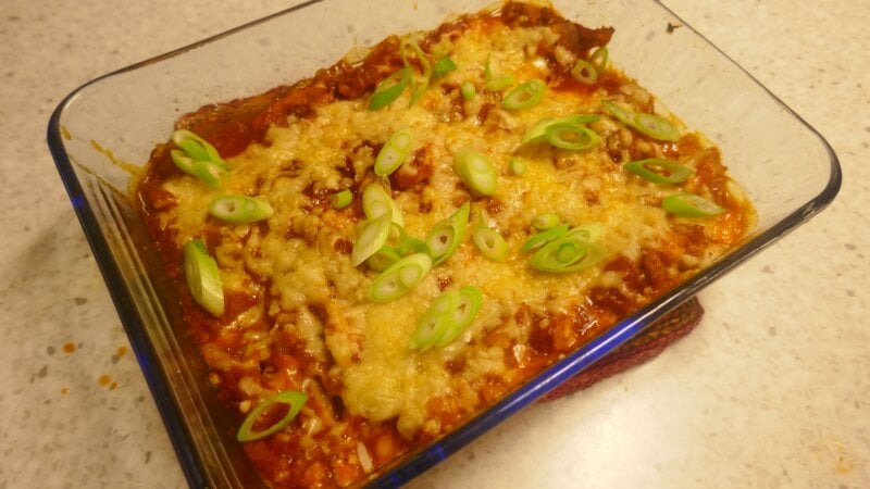 Hot Pulled Chicken Ovenschotel