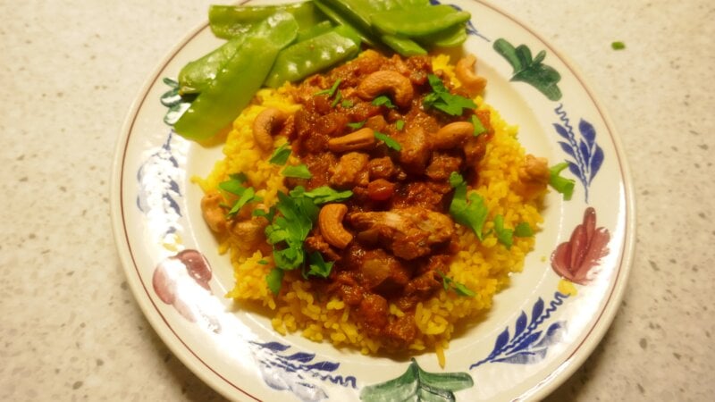 Indiaase Kip Biryani Curry uit de Slowcooker