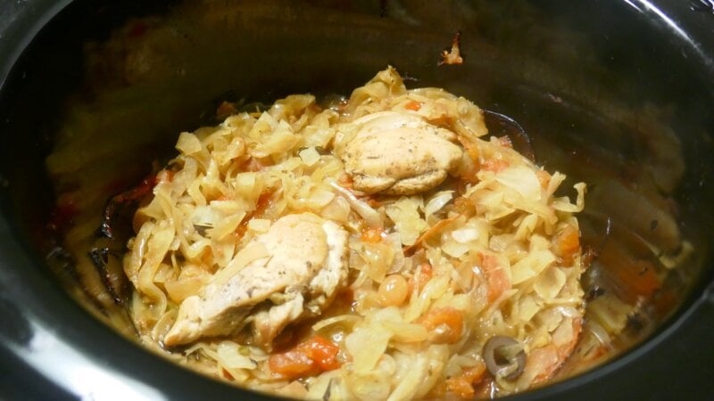 De Middelandse Zee uit de slowcooker met kippendij en venkel