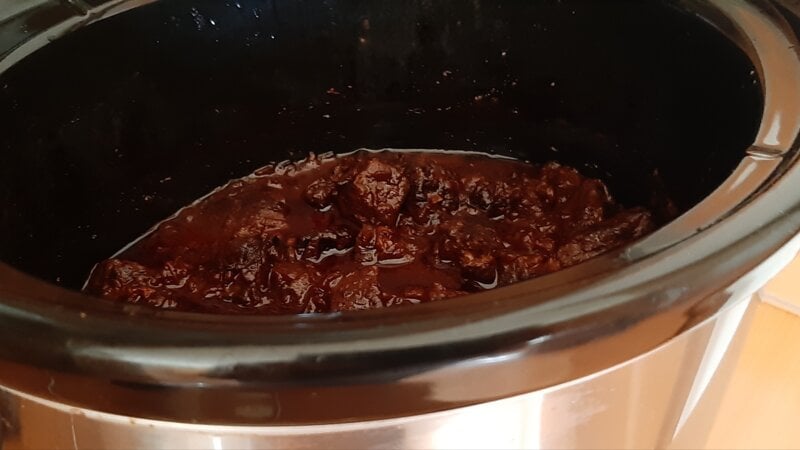 Ketjapstoofpot met rundvlees uit de slowcooker