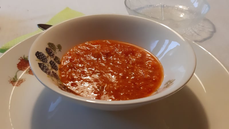 Zoetzure Chinese tomatensoep met ei