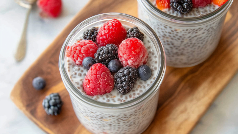Super simpele chia pudding