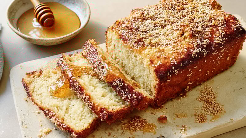 Tahini & sesamzaad cake