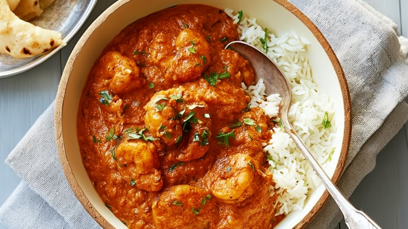 Tikka Masala Garnalen