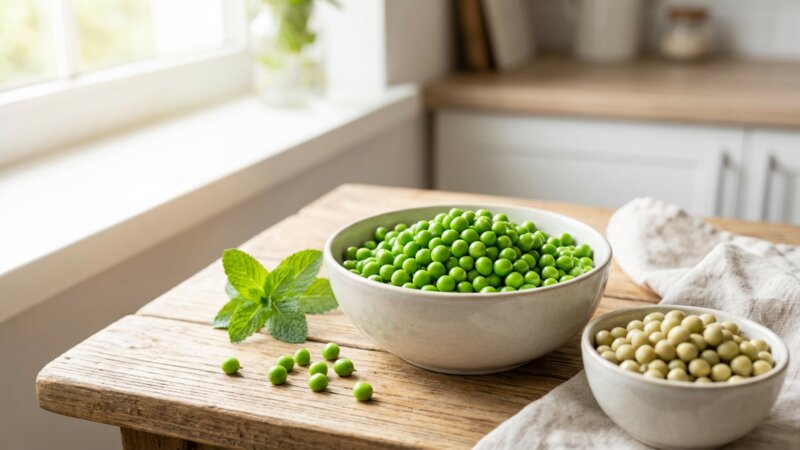 Waarom moet je doperwten niet koken?