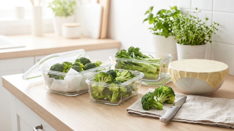 Hoe moet je gesneden broccoli bewaren?