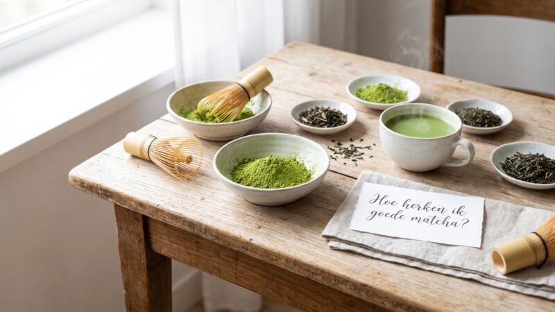 Hoe herken ik goede matcha?