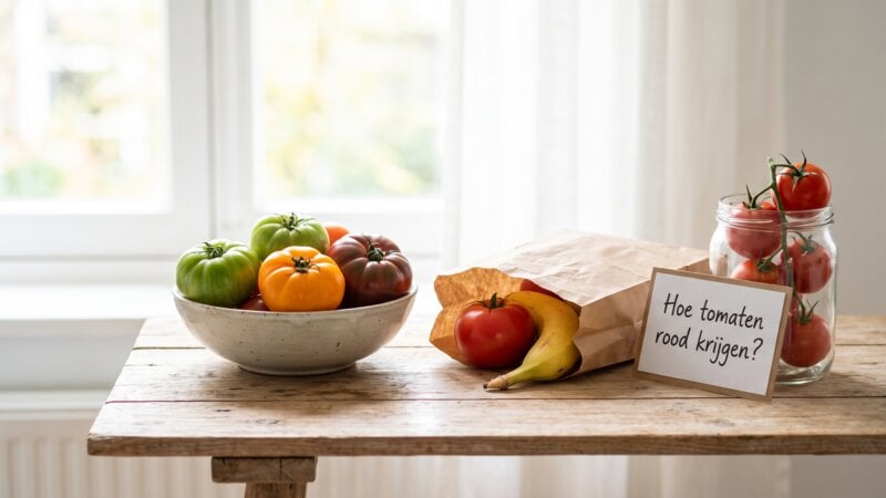 Hoe tomaten rood krijgen?
