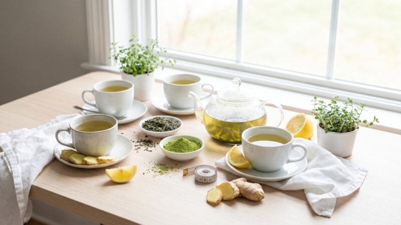 Welke groene thee is het beste tegen buikvet?