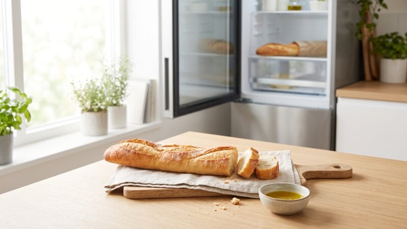 Moet je Frans brood in de koelkast bewaren?