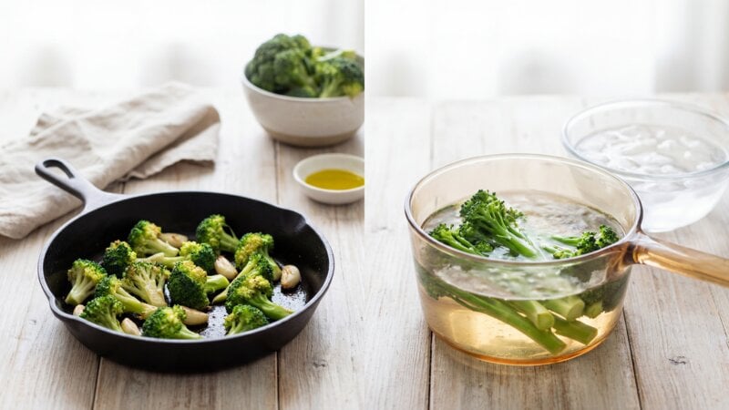 Moet ik broccoli eerst koken voordat ik het bak?