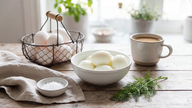 Kunnen we 's avonds eieren koken en ze 's ochtends opeten?