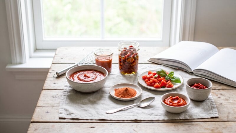 Wat als je geen tomatenpuree hebt?