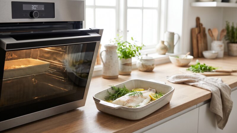Kan je vis ontdooien in de oven?