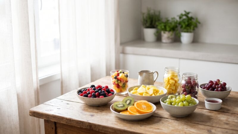 Kun je verschillende soorten fruit tegelijk eten?