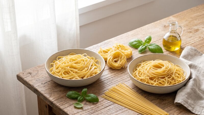 Is linguine hetzelfde als spaghetti?