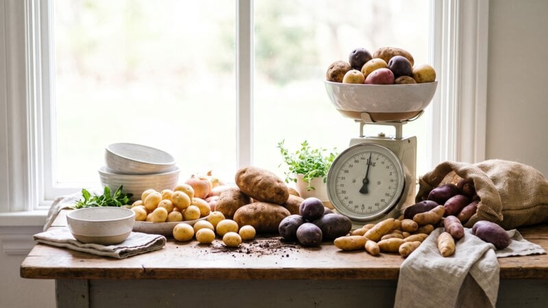 Hoeveel patatten zitten er in 1 kg?