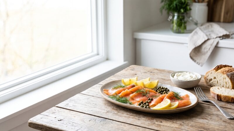 Hoe groot is de kans om ziek te worden van gerookte zalm?