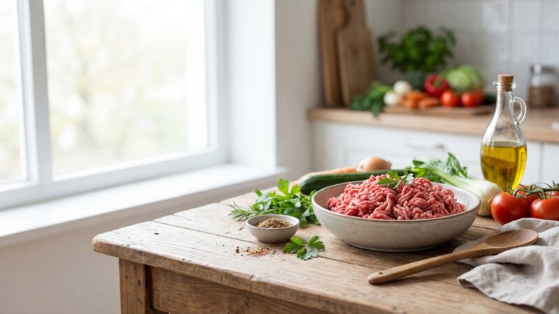 Is gehakt gezond om te eten?