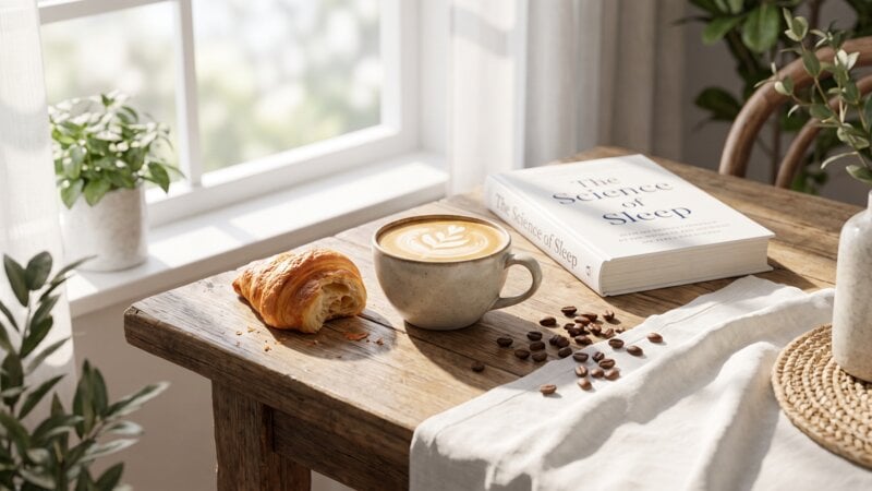 Houdt één kopje koffie 's ochtends je 's nachts wakker?