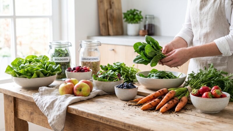 Heeft biologisch eten minder PFAS?