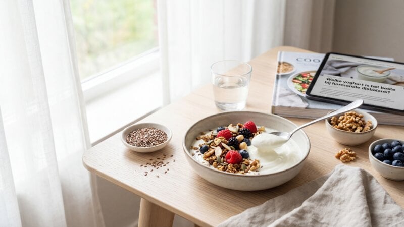 Welke yoghurt is het beste bij hormonale disbalans?
