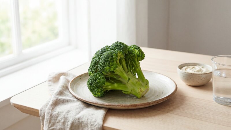 Is het oké om een ​​hele broccoli te eten?