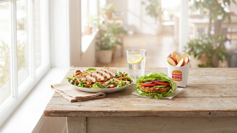 Wat is het gezondste eten bij Burger King?