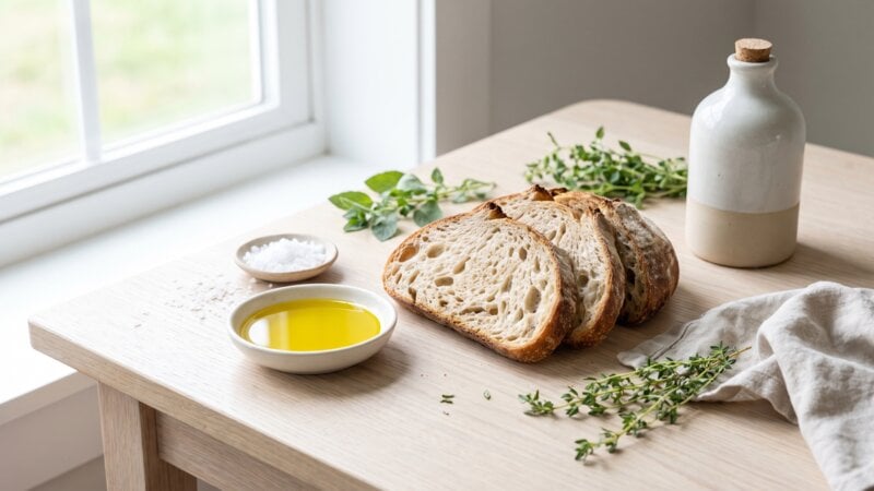 Is het eten van brood met olijfolie gezond?