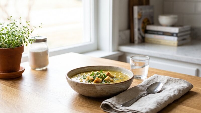 Waarom krijg ik buikpijn na het eten van erwtensoep?